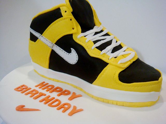 Nike Shoe Cake Template