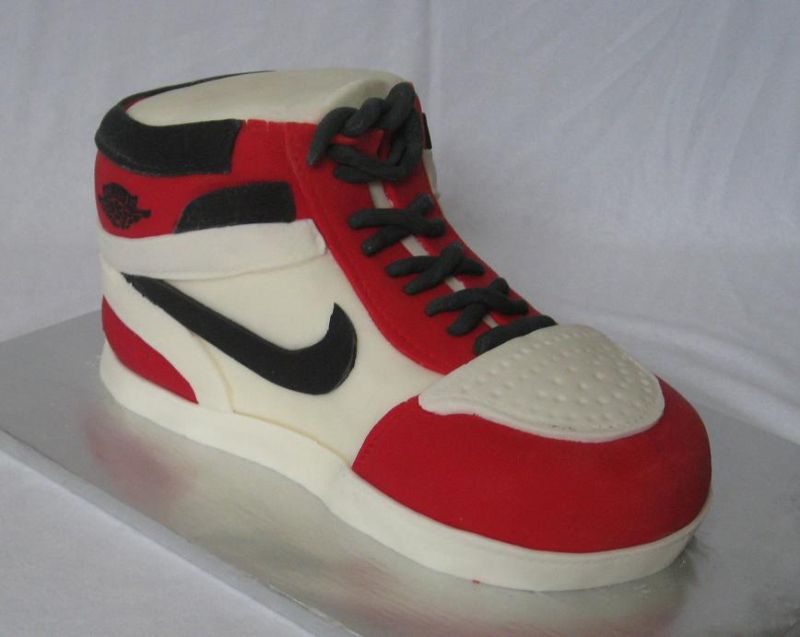 11 Photos of Nike Shoe Sheet Cakes