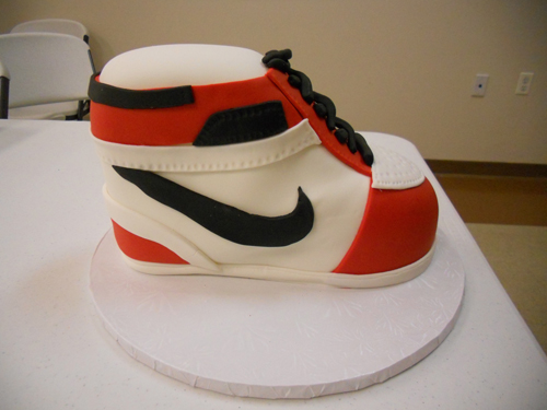 Nike Shoe Cake