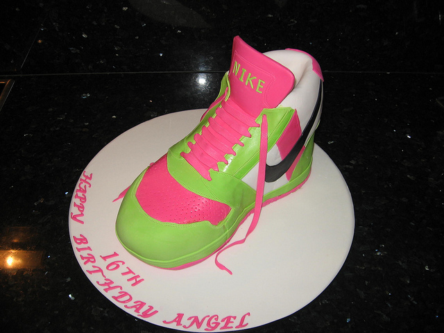 Nike Shoe Cake