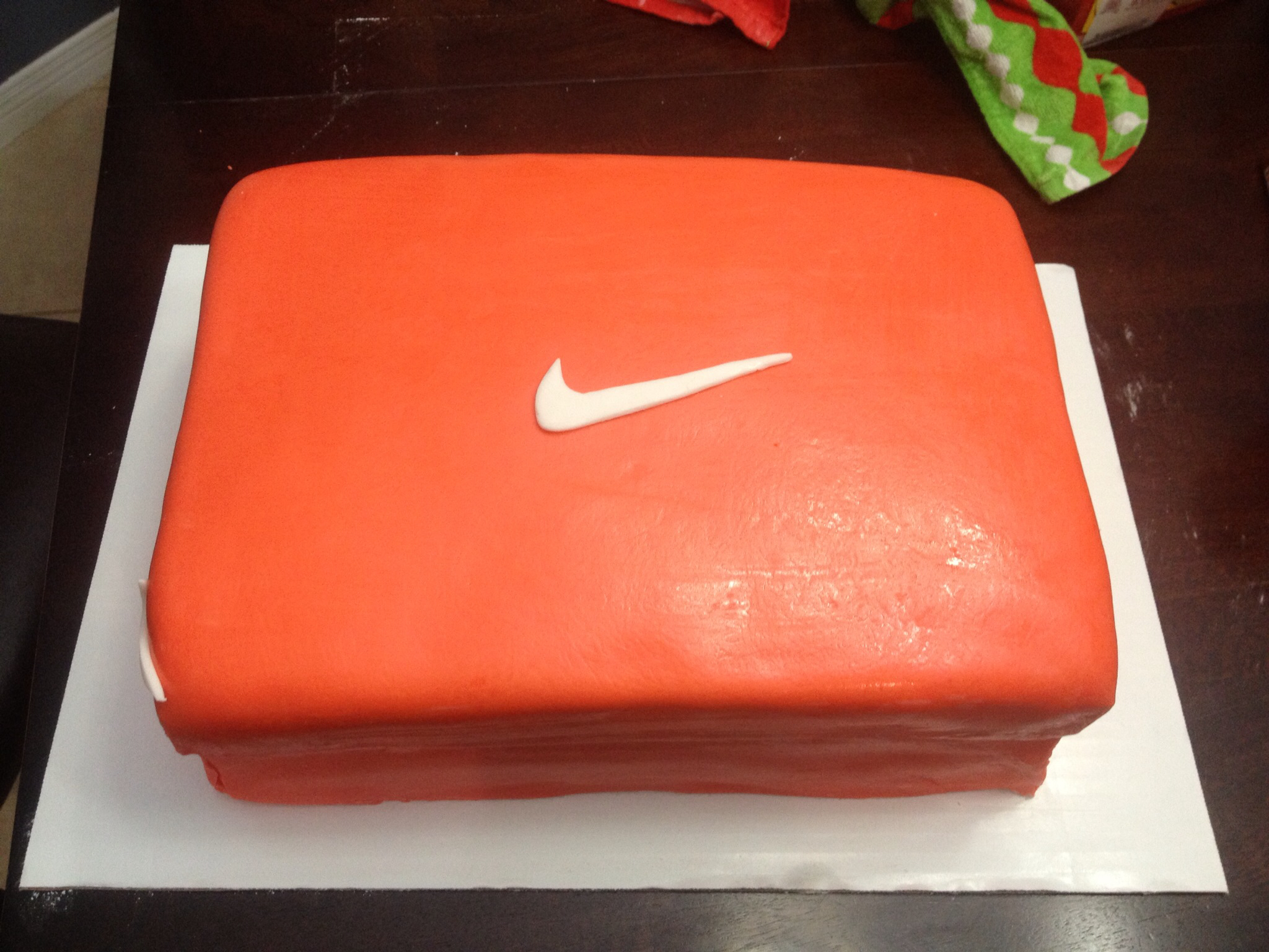 Nike Shoe Cake