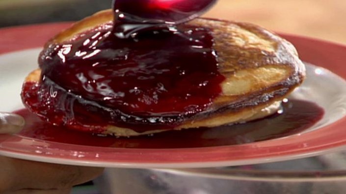 Peanut Butter and Jelly Pancakes