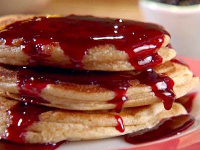 Peanut Butter and Jelly Pancakes