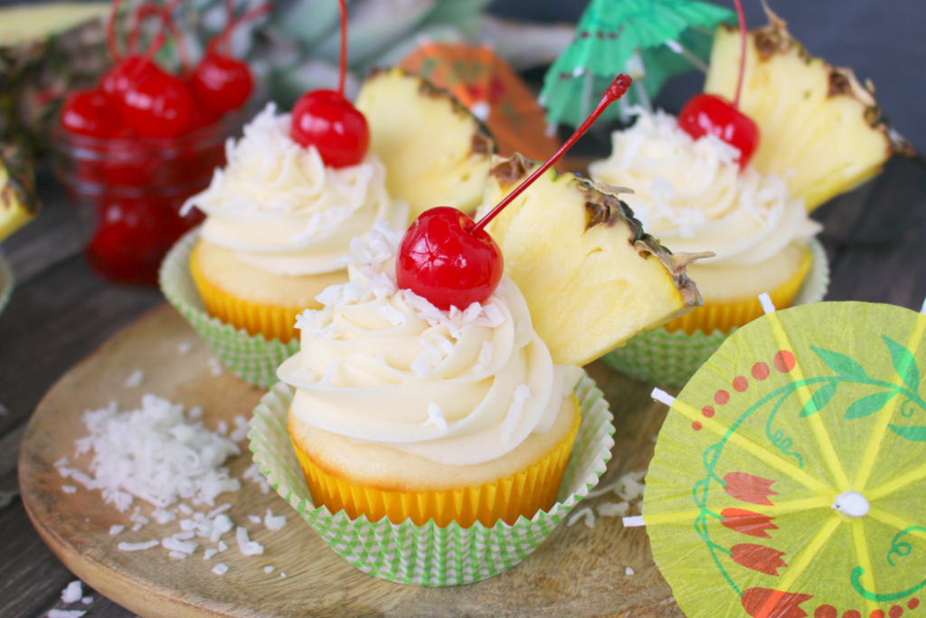 Pina Colada Cupcakes