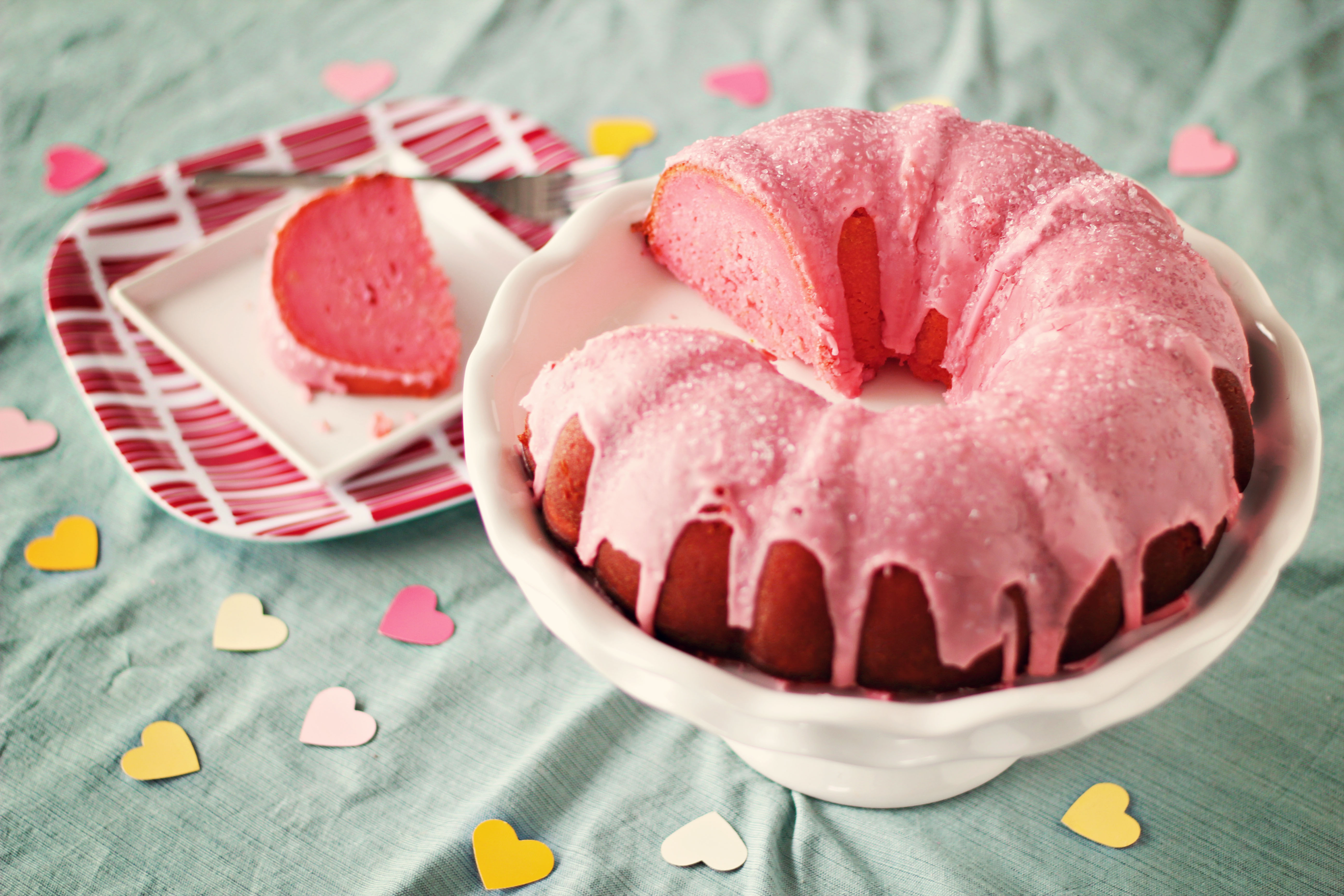 Pink Lemonade Pound Cake