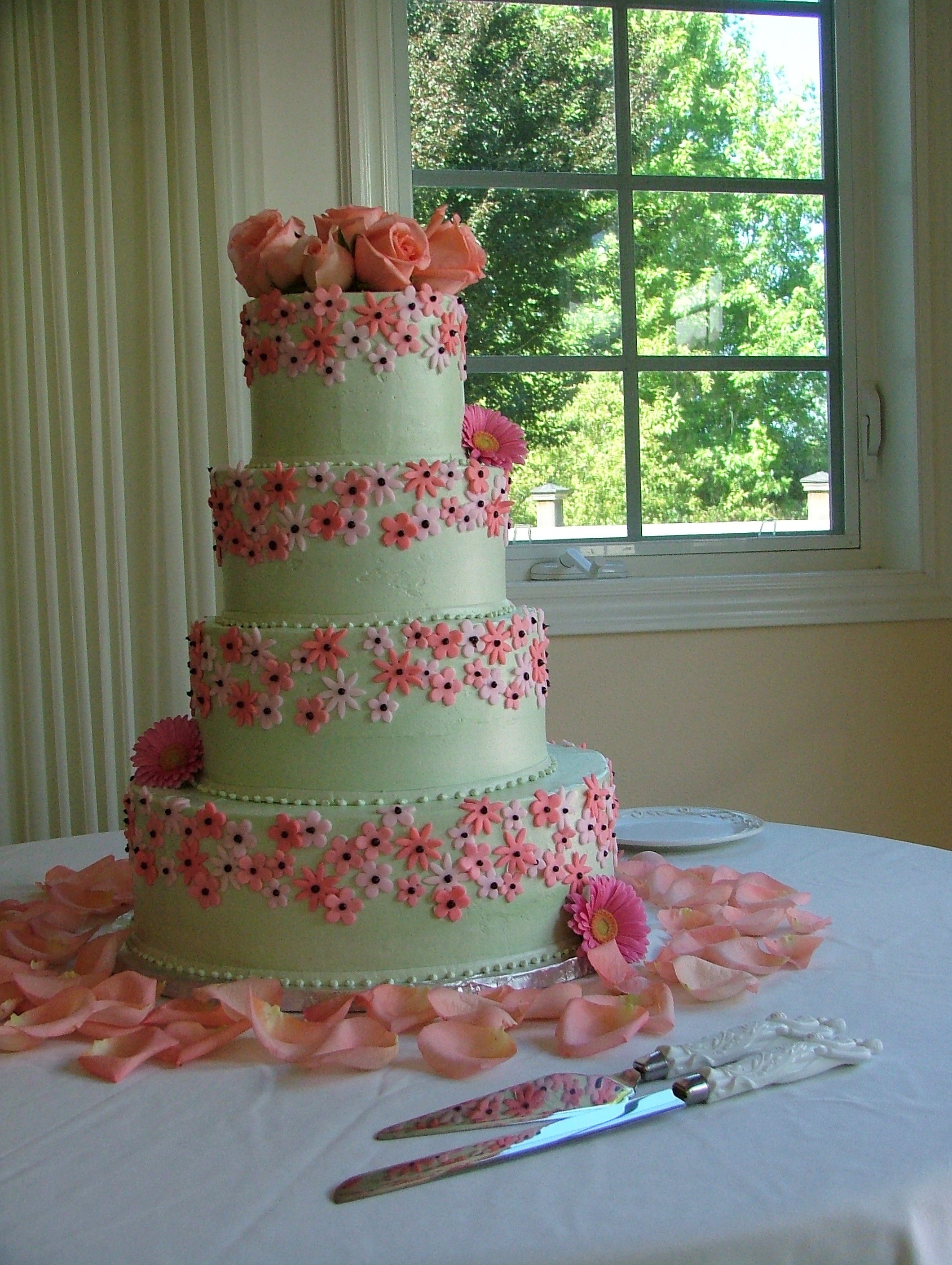 Pink Wedding Cake