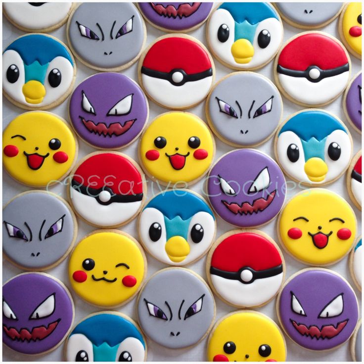 Pokemon Cookies Pinterest