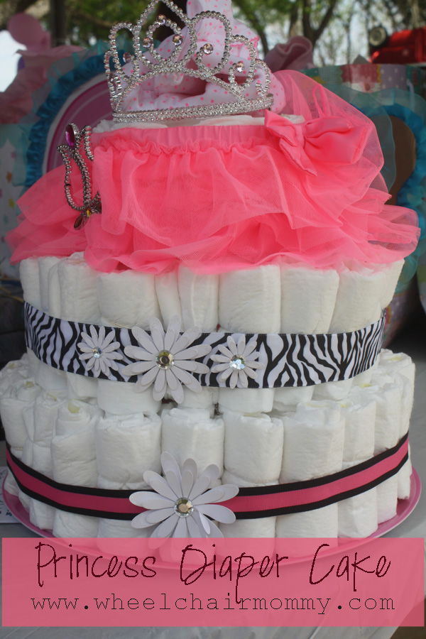 Princess Diaper Cake