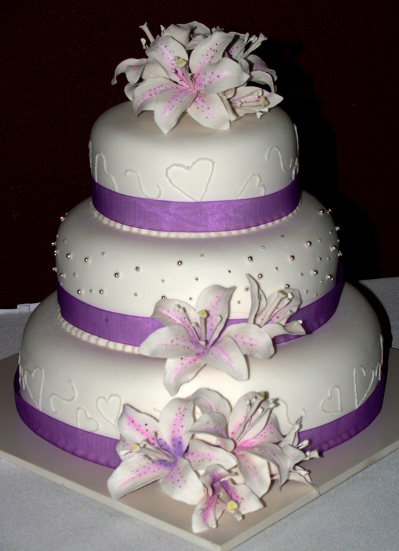 Purple Wedding Cake Ideas Purple Wedding Cake Ideas