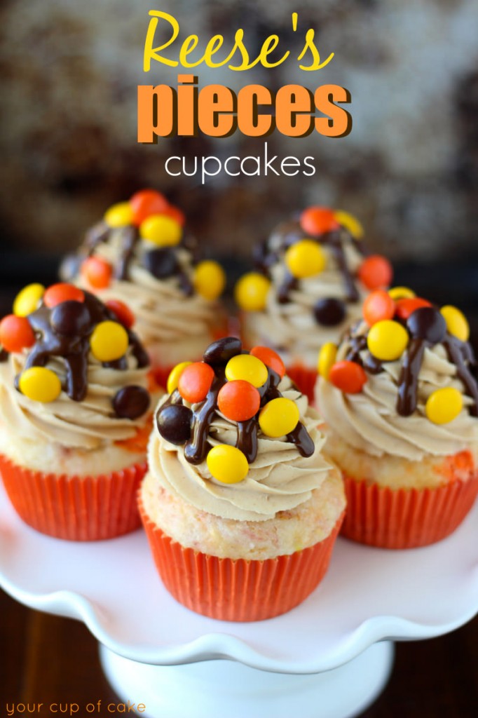 Reese's Pieces Cupcakes