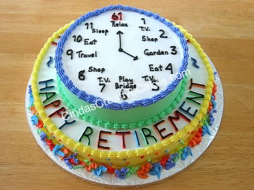 6 Photos of Decorated Retirement Cakes For Men