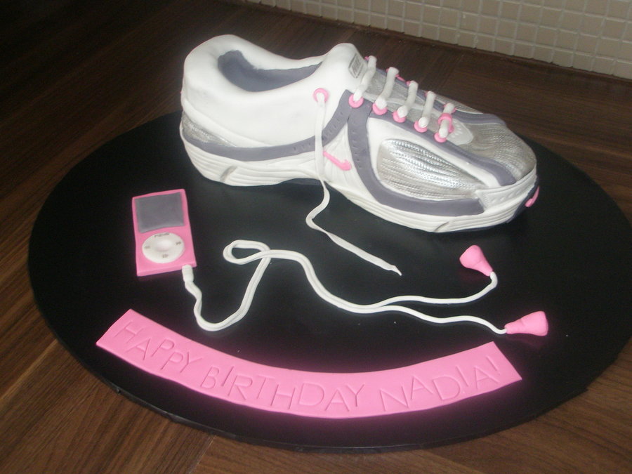 Running Shoe Birthday Cake
