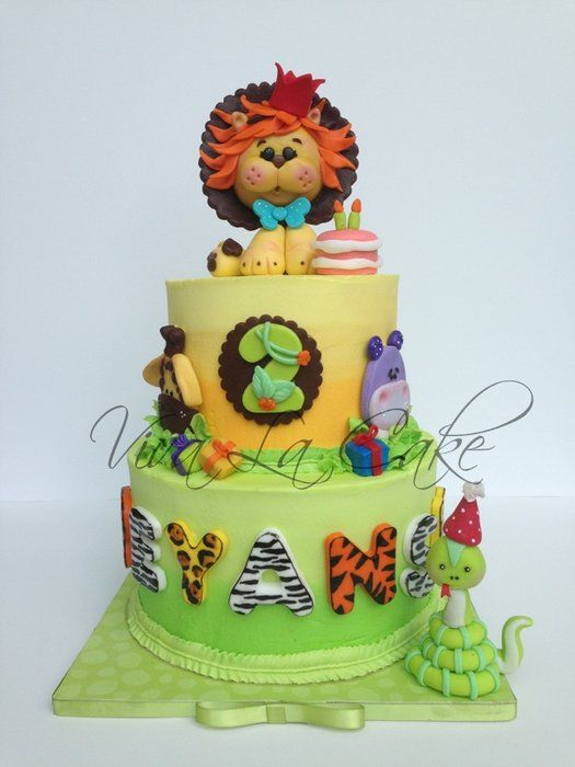 Safari Baby Shower Cake