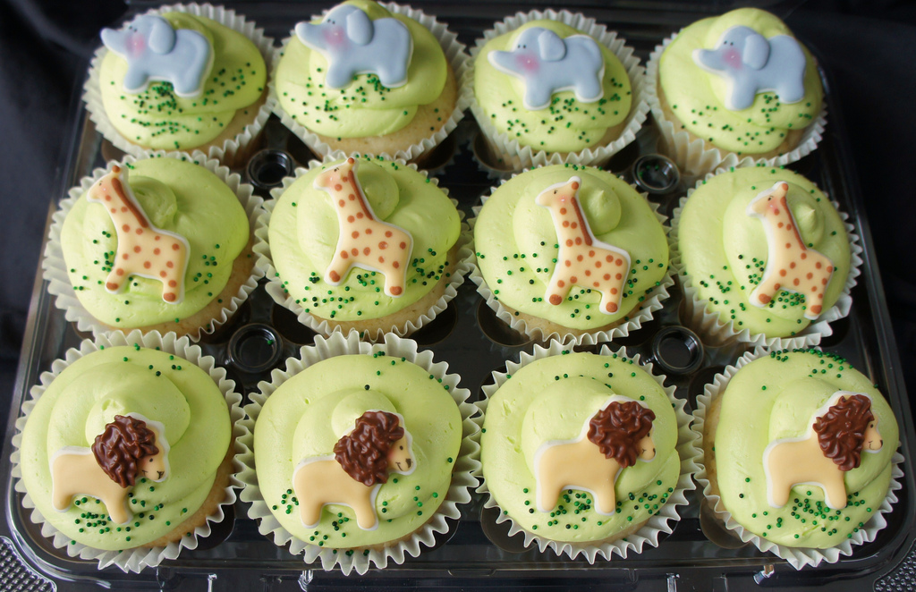 Safari Baby Shower Cupcakes Safari Baby Shower Cupcakes