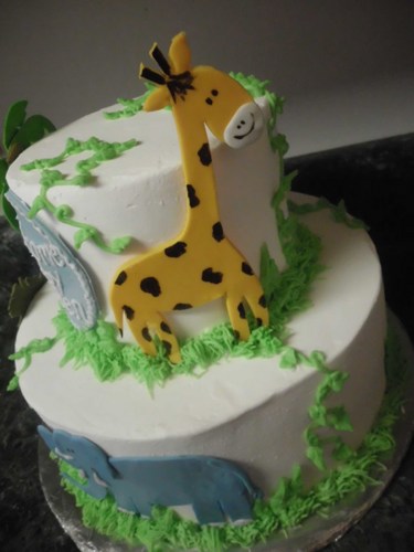 Safari Jungle Animal Edible Cake Decorations