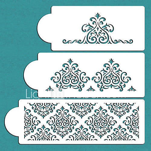 Stencil Cake Decorating Set Stencil Cake Decorating Set