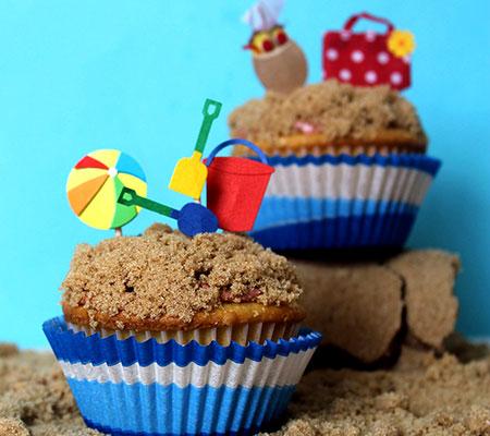 Summer Beach Cupcake Ideas