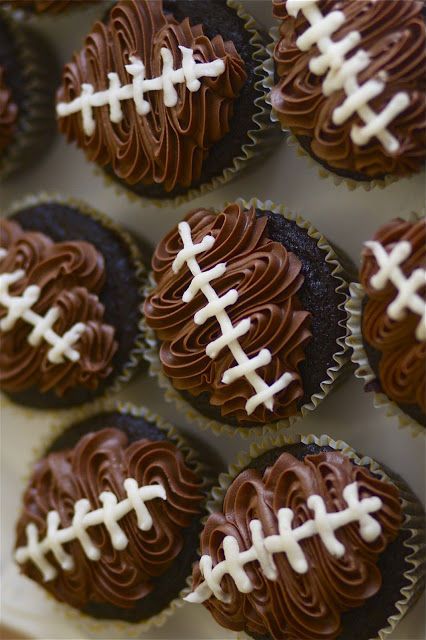 Super Bowl Cupcakes Pinterest