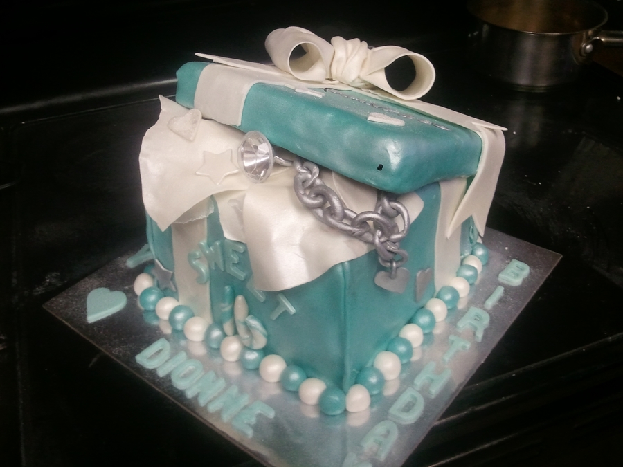 Tiffany Box Birthday Cake