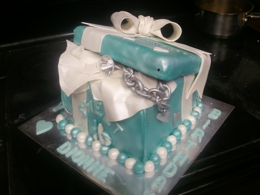 Tiffany Box Birthday Cake Tiffany Box Birthday Cake