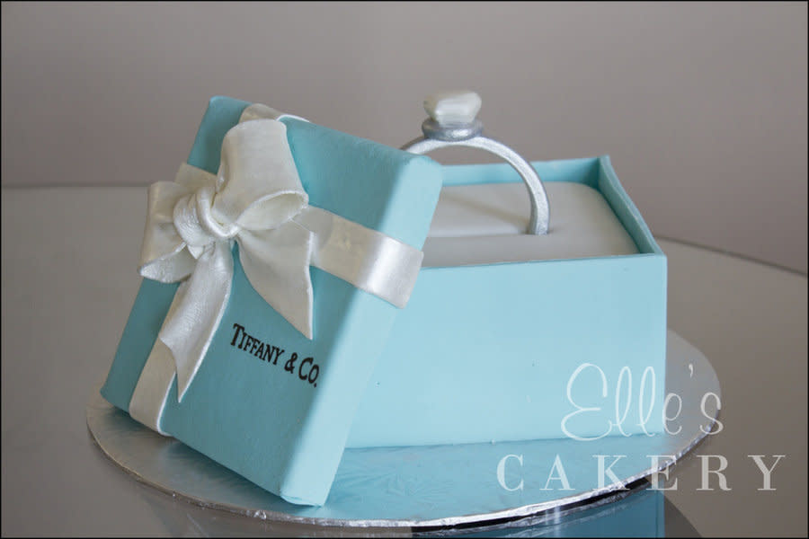 Tiffany Box Cake