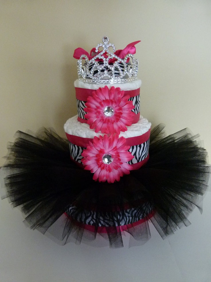 Tutu Baby Shower Diaper Cake Tutu Baby Shower Diaper Cake