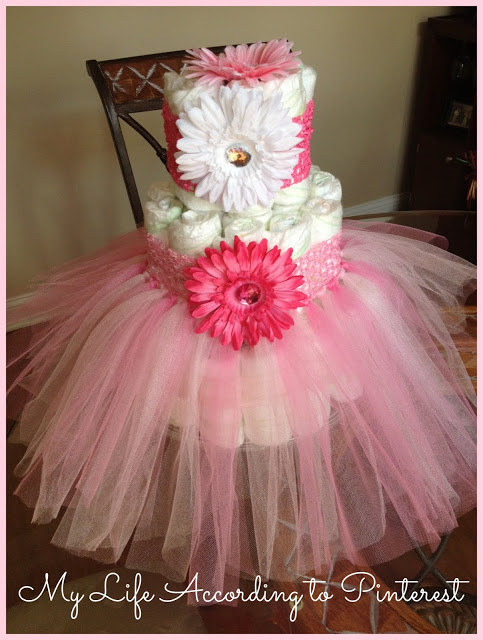 Tutu Diaper Cake DIY Tutu Diaper Cake DIY