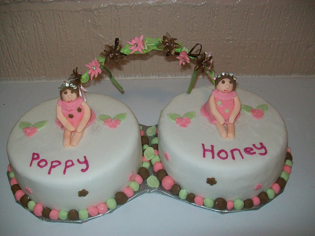 Twin Birthday Cakes