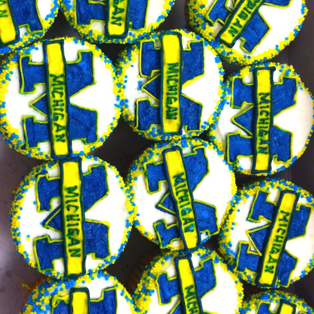 University of Michigan Cupcakes