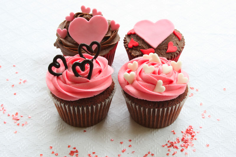 Valentine's Day Cupcakes Valentine's Day Cupcakes