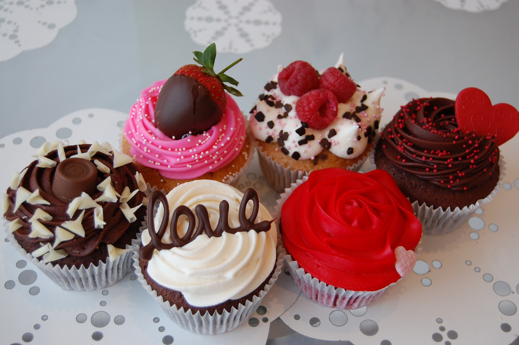 Valentine's Day Cupcakes Valentine's Day Cupcakes