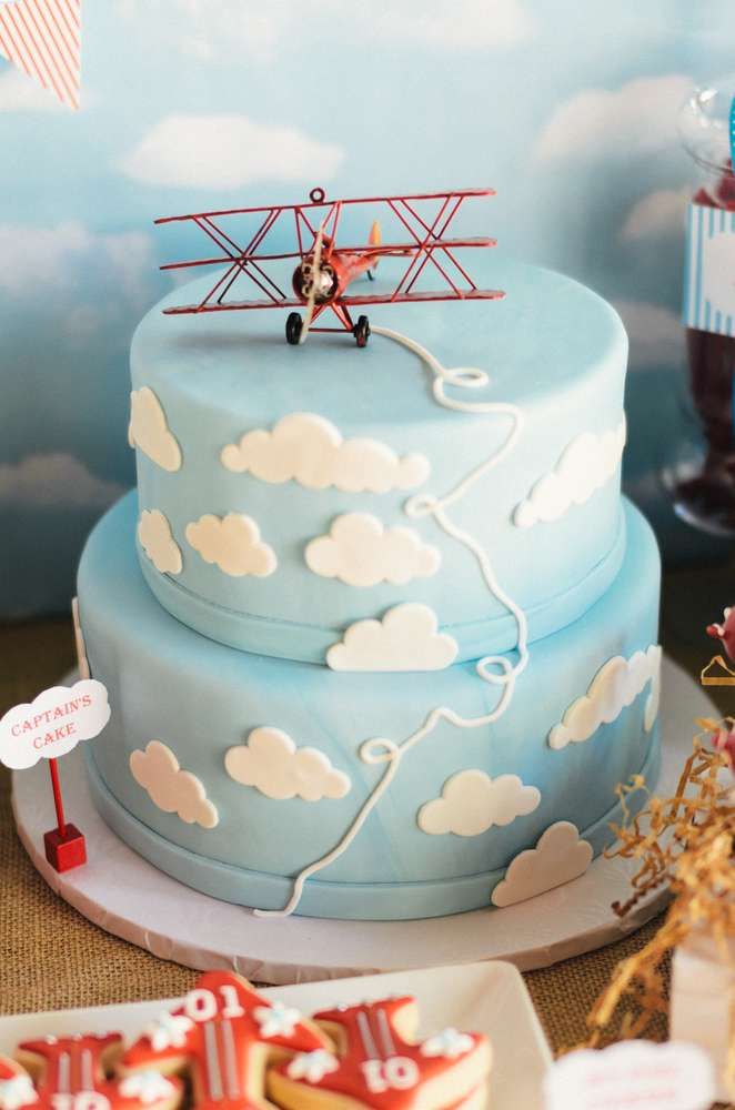 Vintage Airplane Birthday Party Ideas