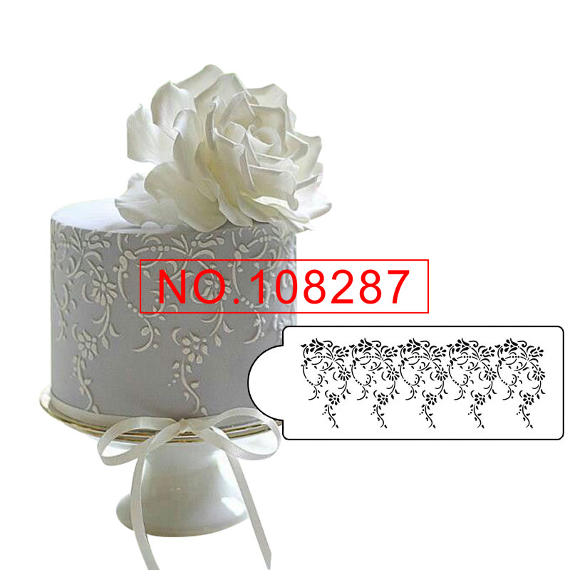 Vintage Lace Cake Stencil Vintage Lace Cake Stencil