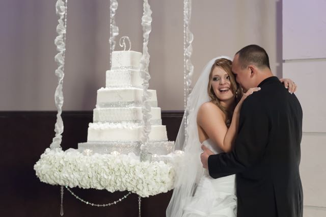 Wedding Cake with Bling