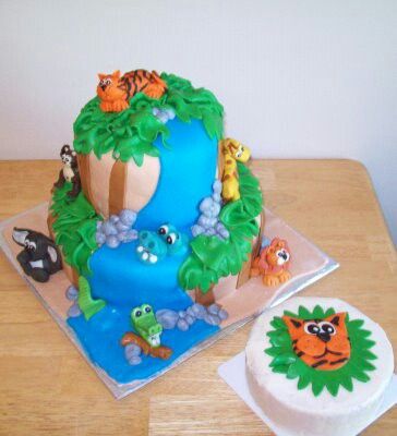 Wild Animal Birthday Cake