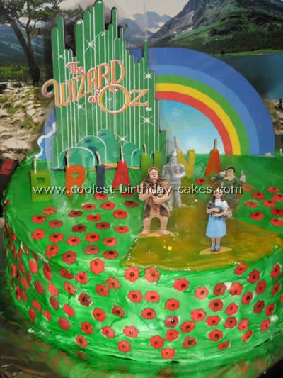 Wizard of Oz Happy Birthday Cake