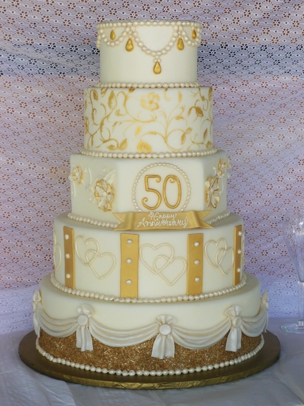 50th Wedding Anniversary Cake 50th Wedding Anniversary Cake