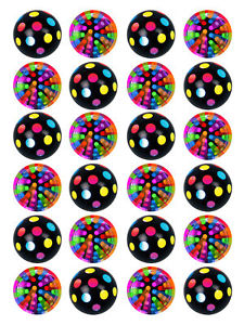 70s Disco Cupcake Toppers