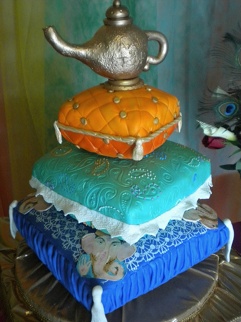 Arabian Nights Pillow Cake