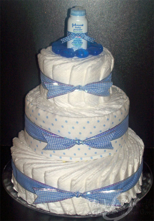 Baby Boy Diaper Cake