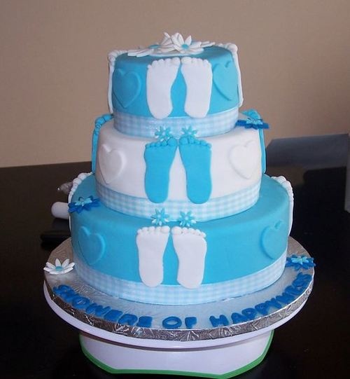 Baby Boy Shower Cake