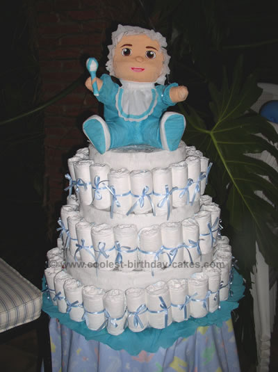 Baby Shower Diaper Cake