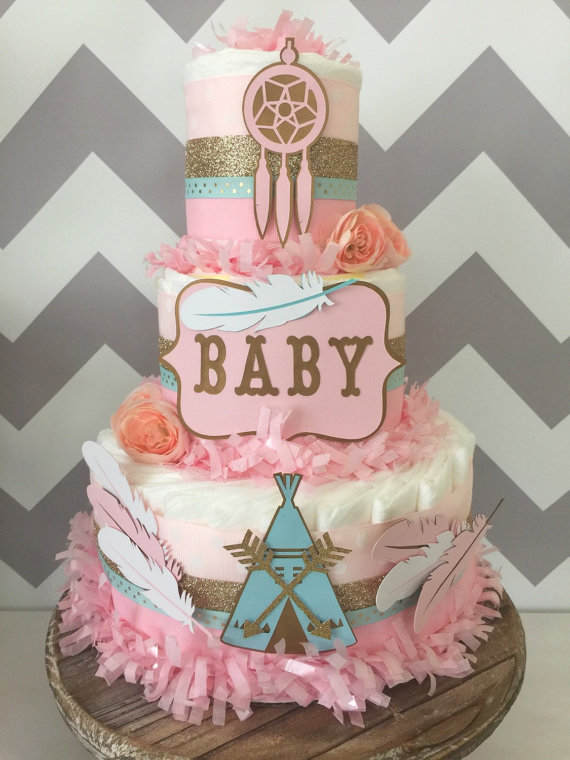 Baby Shower Diaper Cake Baby Shower Diaper Cake