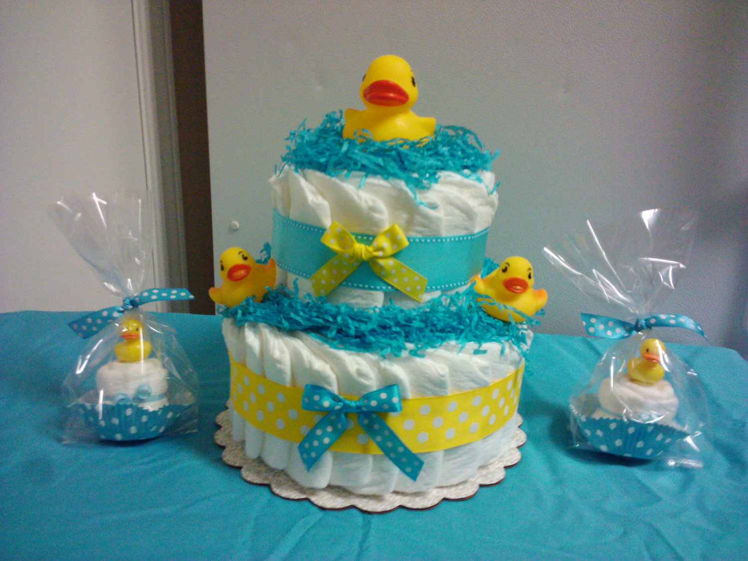 11 Photos of Diaper Cakes Ducks For Boys 11 Photos of Diaper Cakes Ducks For Boys