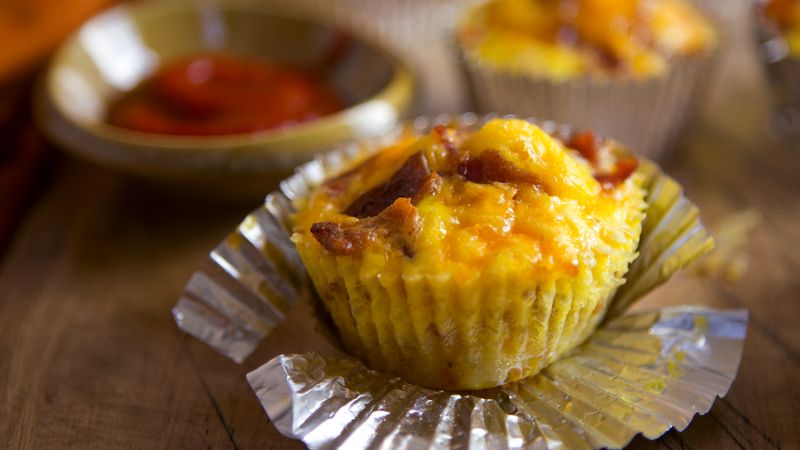 Bacon Breakfast Cupcakes