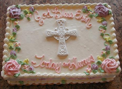 Baptism Sheet Cakes