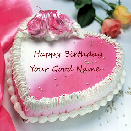 Beautiful Heart Shaped Birthday Cake Beautiful Heart Shaped Birthday Cake