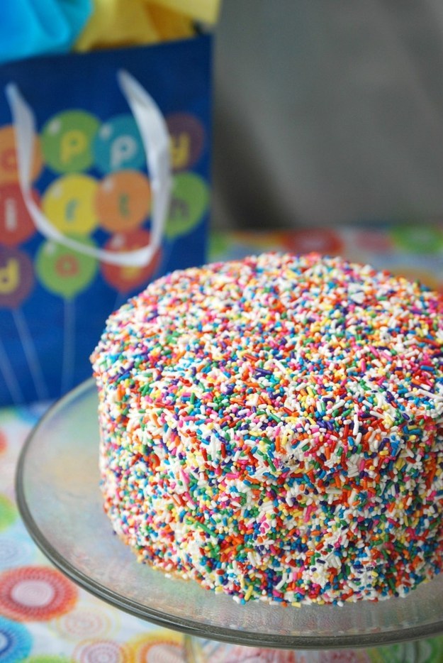 Birthday Cake with Sprinkles Birthday Cake with Sprinkles
