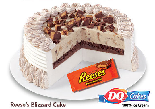 Blizzard Dairy Queen Reese's Cake