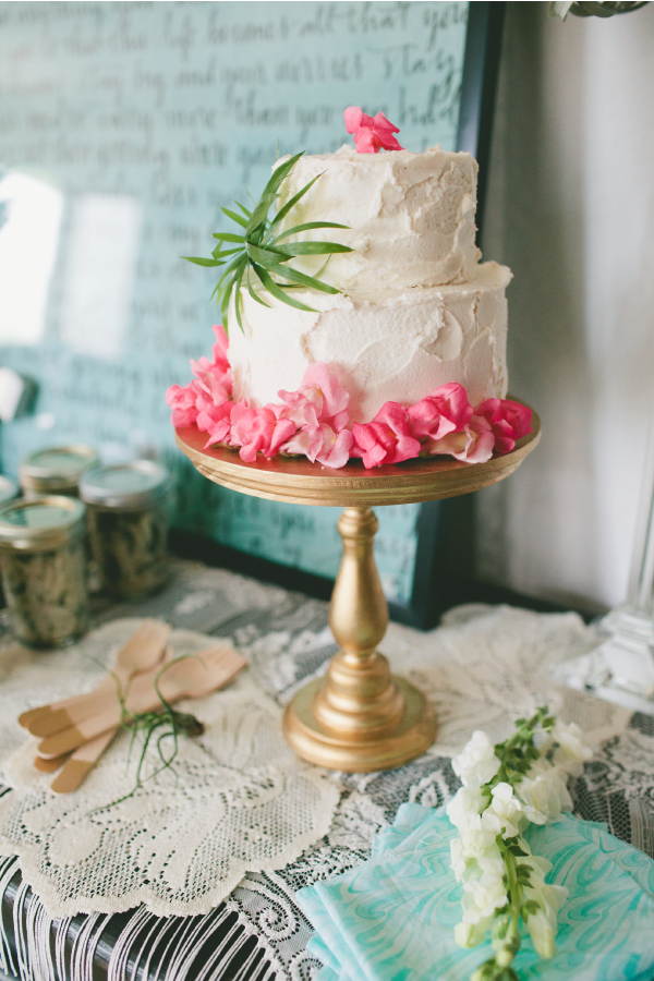 Boho Baby Shower Cake